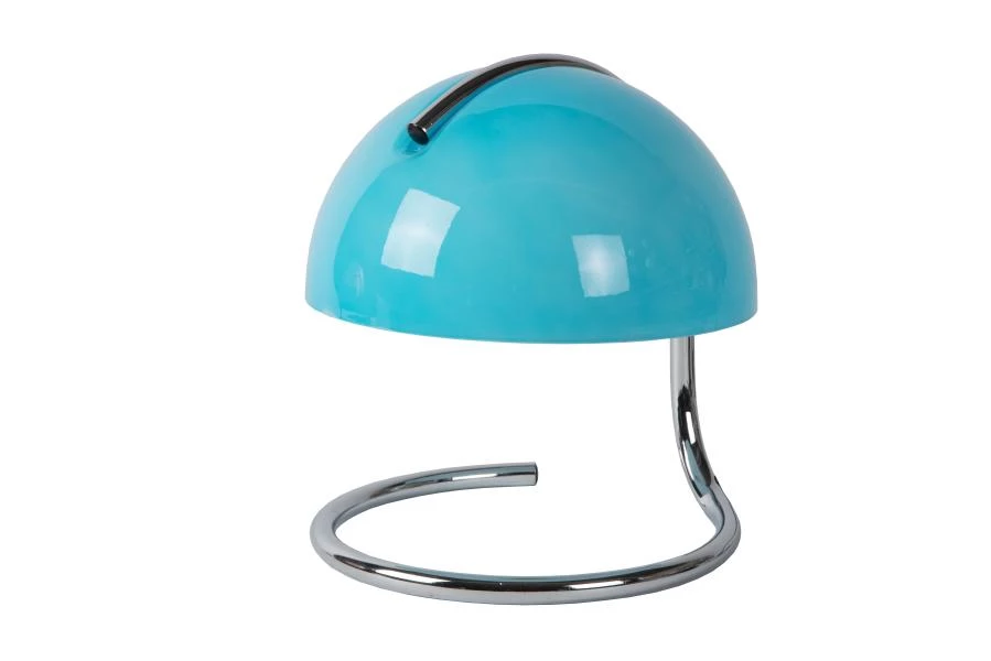 Lucide CATO - Tischlampe - Ø 23,5 cm - 1xE27 - Blau - ausgeschaltet